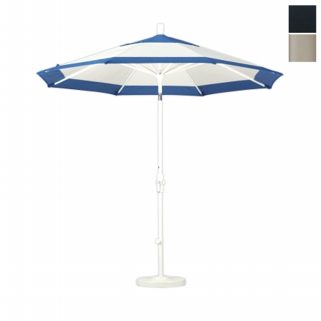 California Umbrella GSCU908913-SA08 9 ft. Aluminum Market Umbrella Collar Tilt - Sand-Pacifica-Black at Sears.com