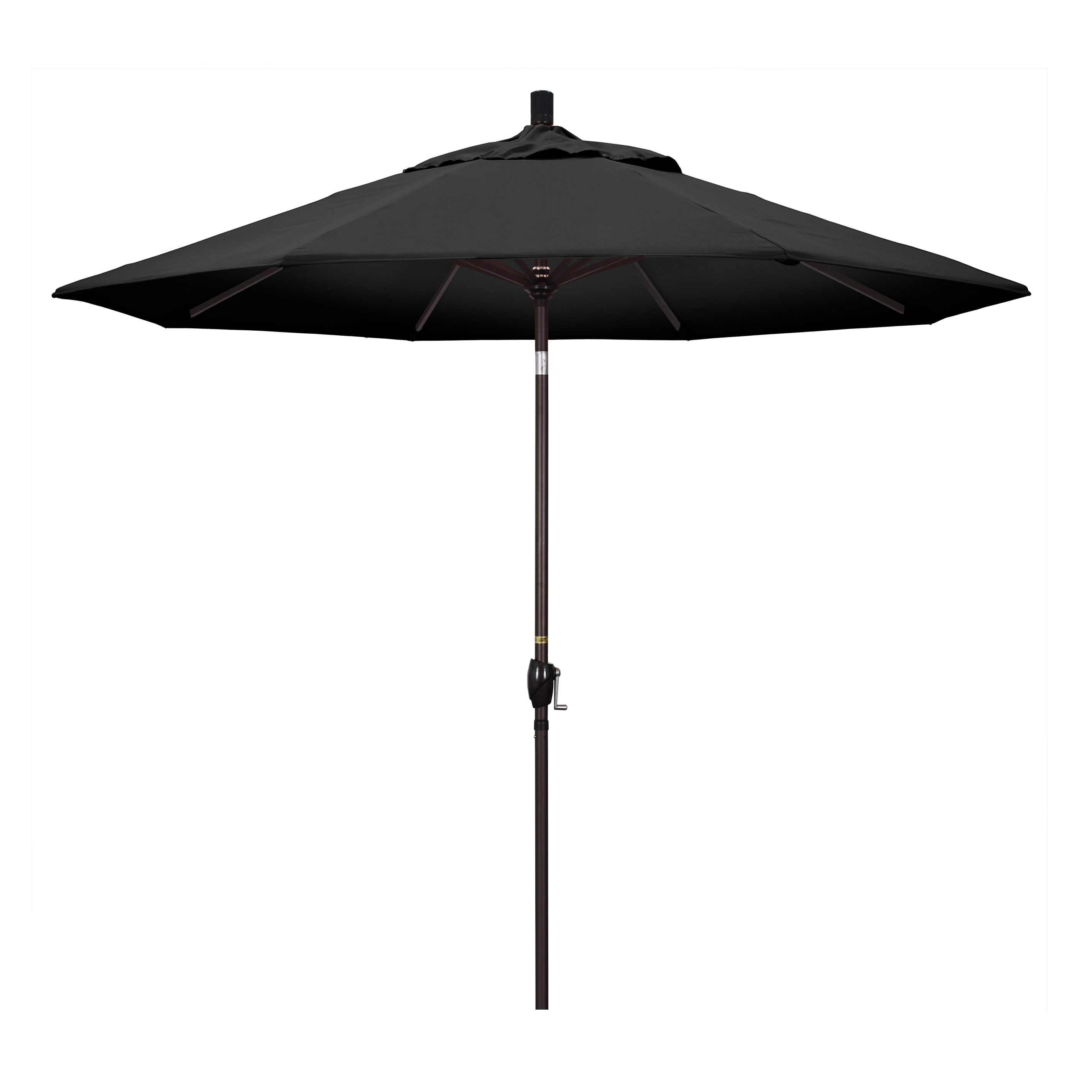 California Umbrella GSPT908117-F32 9 ft. Aluminum Market Umbrella Push Tilt - Bronze-Olefin-Black at Sears.com