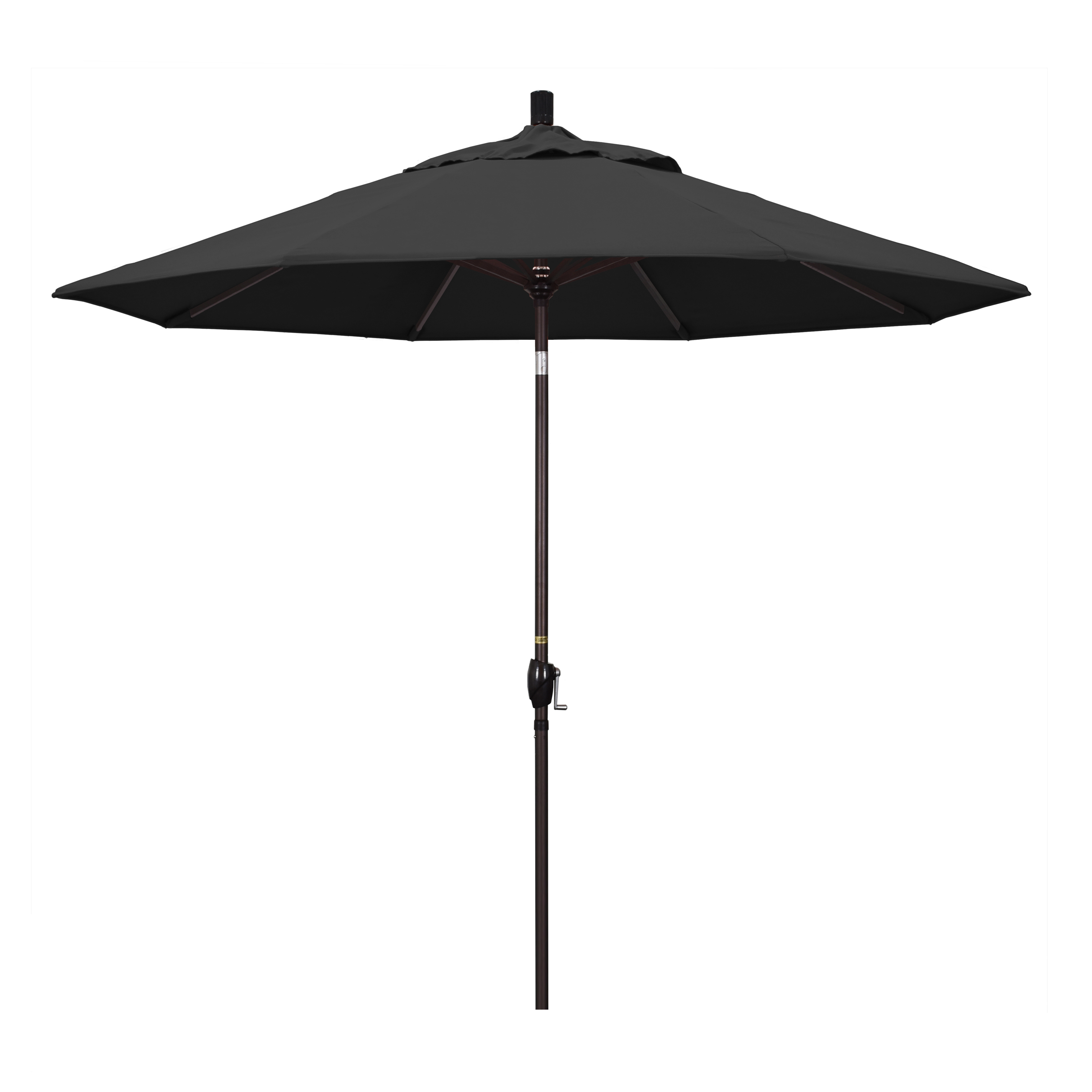 California Umbrella GSPT908117-SA08 9 ft. Aluminum Market Umbrella Push Tilt - Bronze-Pacifica-Black at Sears.com