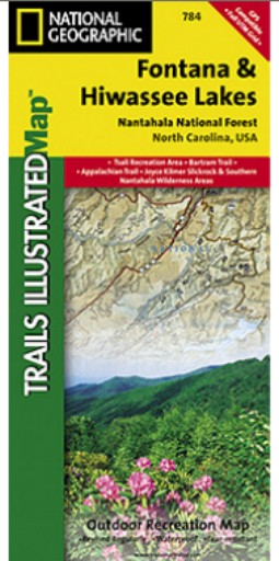 National Geographic TI00000784 Map Of Fontana And Hiwasee Lakes - North Carolina at Sears.com
