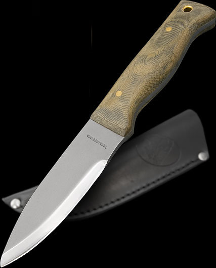 Condor Tool & Knife Condor Tool &amp; Knife CTK232-4-3HCM Bushlore Knife- Black Micarta Handle- Plain at Sears.com