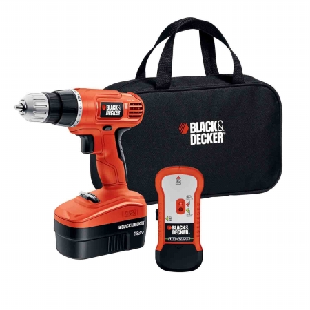 B&D BLACK & DECKER GCO18SFB 18-VOLT CORDLESS DRILL & STUD SENSOR KIT at Sears.com