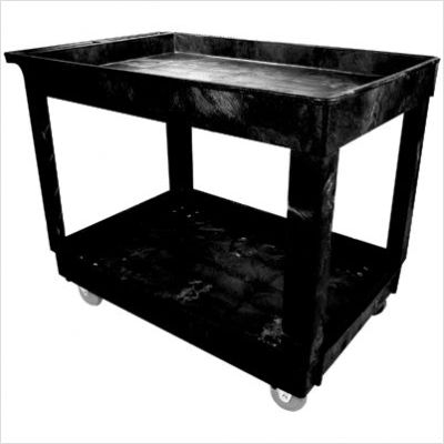 Rubbermaid Commercial 640-9T67 2 Shelf Cart W-4 Inch Casters at Sears.com