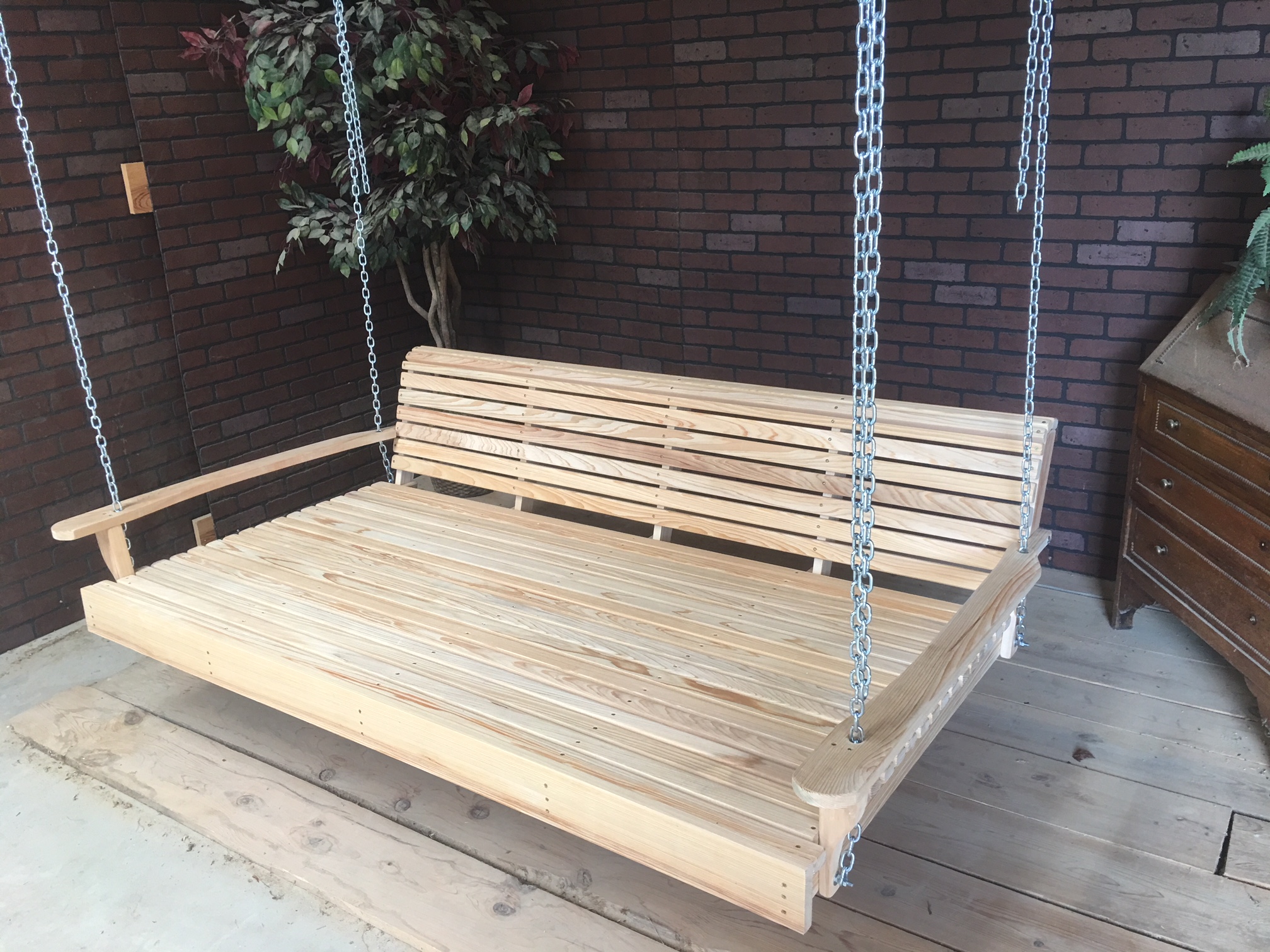 Louisiana Cypress Swings and Things Louisiana Cypress Swings Swing Bed Flat bottom at Sears.com