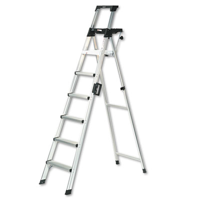 CSC 2081AABLD Eight-Foot Lightweight Aluminum Folding Step Ladder W/Leg Lock & Handle at Sears.com