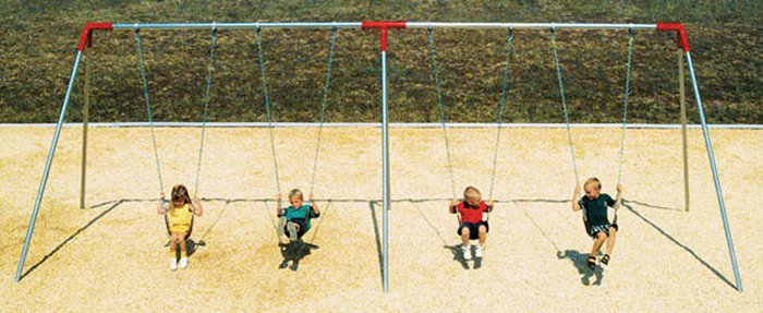 M&M Play Equipment RPE-2127 6 Seat Classic Swing Set at Sears.com