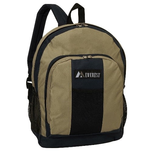 Everest BP2072-KK 17 in. Backpack with Front and Side Pockets at Sears.com