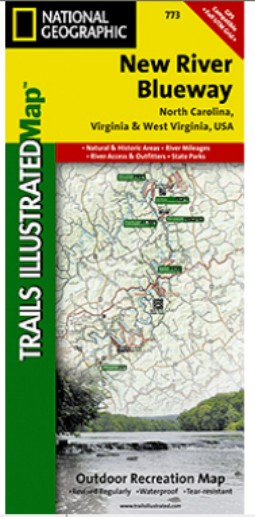 National Geographic TI00000773 Map Of New River Blueway - North Carolina-Virginia-West Virginia at Sears.com
