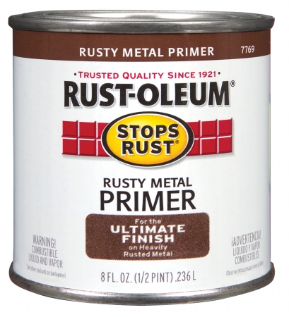 Zinsser Rustoleum .50 Pint Rusty Metal Primer Protective Enamel Oil Base Paint  7769 730 at Sears.com