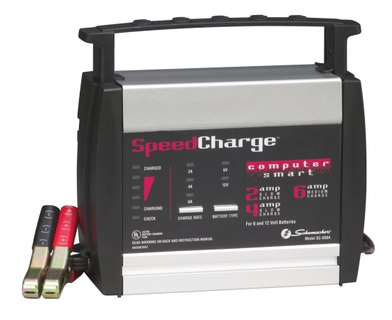 Schumacher 6-4-2 Amp 12 Volt SpeedCharge High Frequency Battery Charger SC-600A at Sears.com