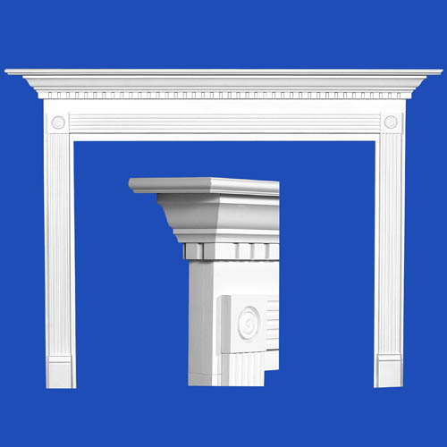 Buy fireplace hearth accessories - FO4841-SG Hearth Accessories with Forest Oak Surround in Stain