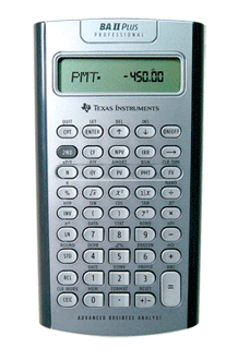 Texas Instruments TI BA II Plus Professional Financial Calculator IIBAPROCLM1L1D at Sears.com