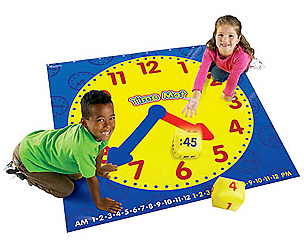 Learning Resources LER2981 TIME ACTIVITY MAT at Sears.com