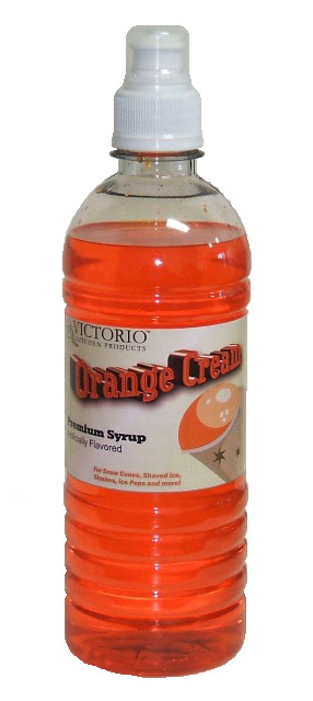 Victorio VKP1081 16-Ounce Shaved Ice/Snow Cone Syrup  Orange Cream at Sears.com