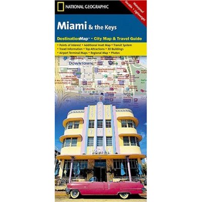 National Geographic DC00620358 Map Of Miami And The Keys - Florida at Sears.com