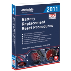Autodata ADT11-500 Battery Replacement Reset Procedure Manual at Sears.com