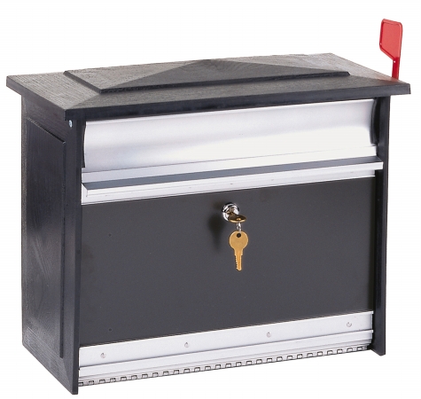 Solar Group Inc Extra-Large Black Mailsafe Lockable Security Mailbox  MSK0000B at Sears.com