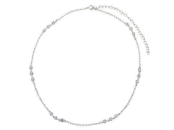 CZ Collections CZ NEC1051 Bridesmaid 925 Sterling Silver C.Z. Diamond Necklace at Sears.com