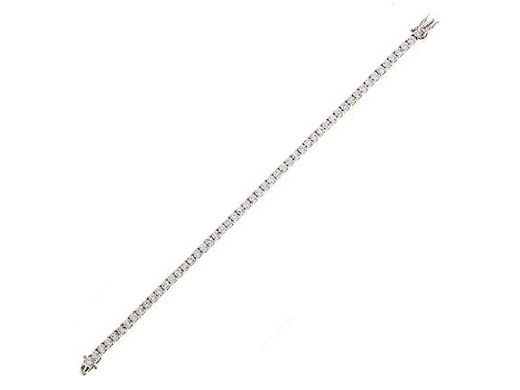 CZ Collections CZ BR2038 3MM C.Z. Classic 925 Sterling Silver Tennis Bracelets at Sears.com