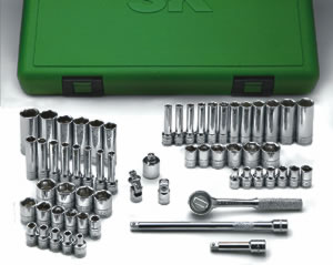 SK HAND TOOLS SK Hand Tool SK 91860 60 Pc .25" Drive 6 Point Fractional/Metric Chrome Socket Super Set at Sears.com