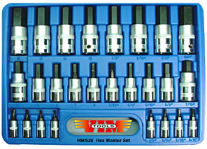 VIM Hand Tools VIMHMS26 26 Piece Metric / Fractional Master Hex Drive Socket Bit Set at Sears.com