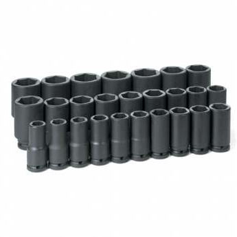 Grey Pneumatic Corp. GY8026MD .75 in. Drive 19-50mm Deep Metric Master Set - 26 Pieces at Sears.com