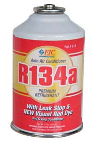 Fjc Inc. FJ618 R134A Red Dye Premium Refrigerant with Leak Stop at Sears.com