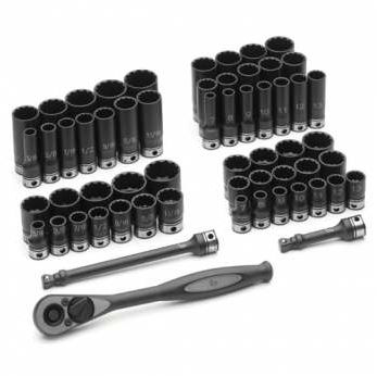 Grey Pneumatic Corp. GY81259CRD .38 in. Drive 12 point Fract. & Metric Duo Socket Set - 59 Pieces at Sears.com