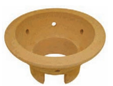 Barbour 500-584 Classic Ceramic Fire Bowl with Charcoal Plate - For Cypress Ceramic Charcoal Grills at Sears.com