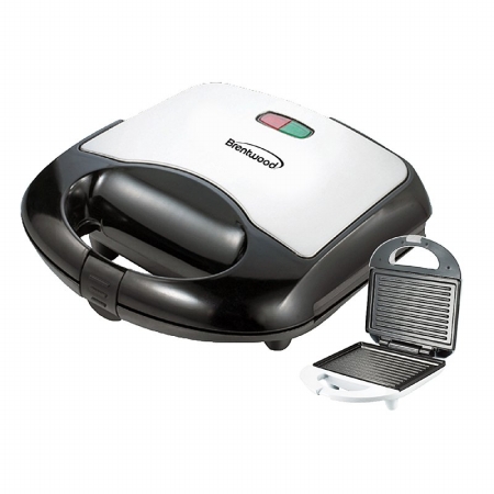 BRENTWOOD APPLIANCES TS-246 Panini Maker Grill - Black and Stainless Steel at Sears.com