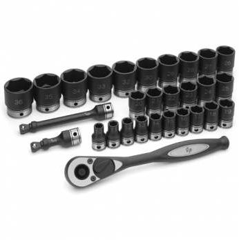 Grey Pneumatic Corp. GY82629M .50 in. Drive 6 Point Metric Duo Socket Set - 29 Pieces at Sears.com
