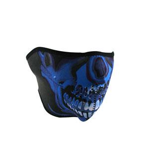 Balboa WNFM024H Neoprene half Face Mask, Blue Chrome Skull at Sears.com