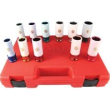 Chicago Pneumatic CPTSS4211WP 11 Piece 0.5 Inch Drive Metric And SAE Wheel Nut Protector Impact Socket Set at Sears.com
