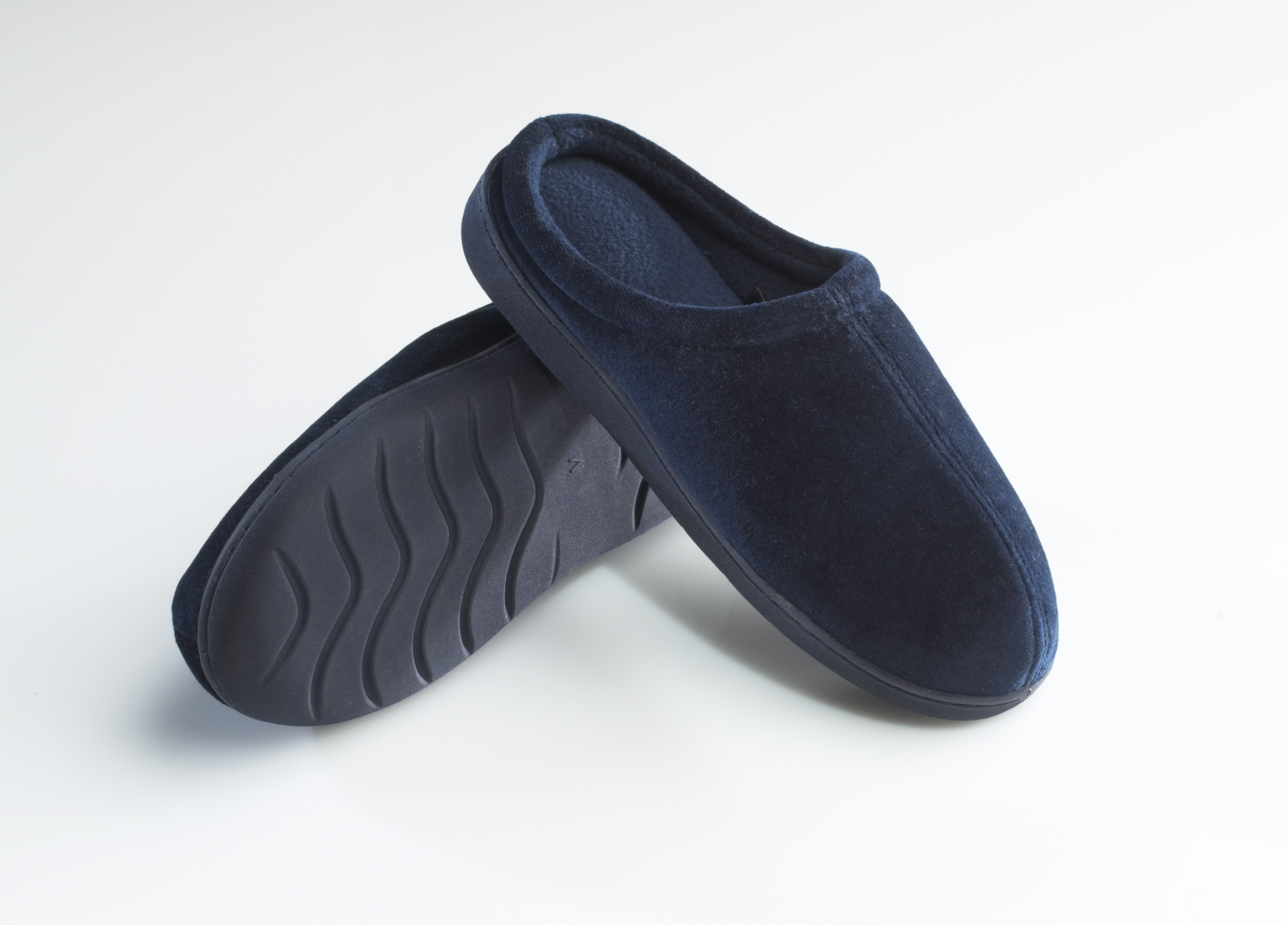Genuine Trademark Memory Foam Slippers - Blue Blue -medium at Sears.com