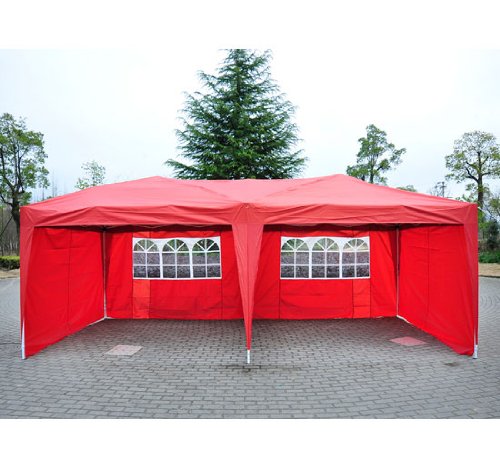 Outsunny 10' x 20' Easy Pop Up Canopy Party Tent - Rust Red at Sears.com