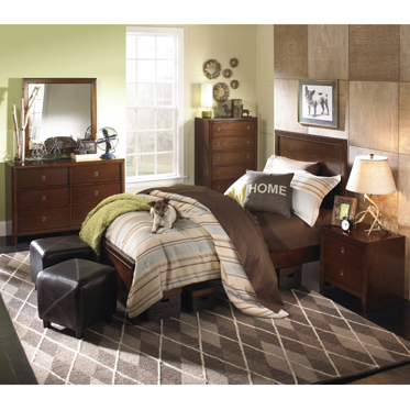 Furnituremaxx 5PC Alban Full Size Bedroom Set , Bed w/ Dresser Mirror Nightstand Chest at Sears.com