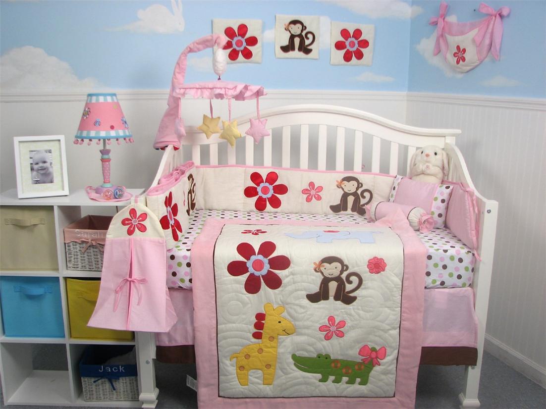 Soho Designs Day At Zoo Baby Crib Nursery Bedding Set 14 pcs ** Holiday Special ! ** at Sears.com