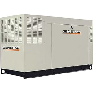 Generac QT06024GNSX 60-Kilowatt Liquid-Cooled Automatic Standby Generator, 3,600-RPM, 120/208-Volt, 3-Phase at Sears.com