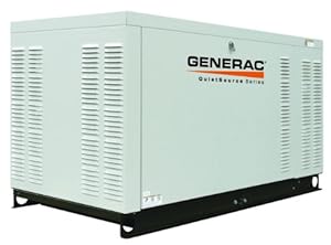 Generac QT02724GNAX 27-Kilowatt Liquid-Cooled Automatic Standby Generator, 1,800-RPM, 120/208-Volt, 3-Phase at Sears.com