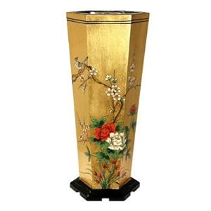 Oriental Furniture Gold Leaf Umbrella Stand at Sears.com