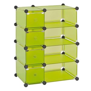 Sandusky Lee MSCD-8GN Green Steel Modular Cube with Drawers Storage System, 32.5" Width x 32" Height x 14.75" Depth at Sears.com