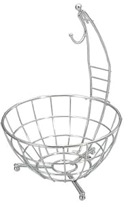 Home Basics Fruit Basket, Chrome, 12-Piece at Sears.com