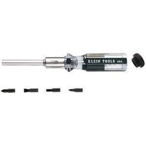 Klein Tools 32473 Ratcheting Screwdriver Set with 4 Bits, Slotted and Phillips Tips at Sears.com