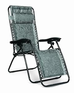 Camco 51820 Black Padded Zero Gravity Chair with Swirl Pattern at Sears.com