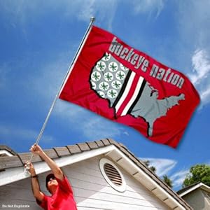 College Flags and Banners Co. OSU Nation Ohio State Buckeyes University Large College Flag at Sears.com