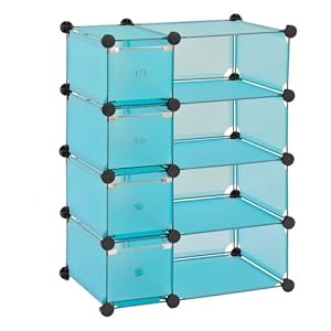 Sandusky Lee MSCD-8BU Blue Steel Modular Cube with Drawers Storage System, 32.5" Width x 32" Height x 14.75" Depth at Sears.com