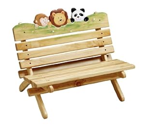 Teamson Design Corp Teamson Solid Wood Bench - Sunny Safari Outdoor Collection at Sears.com