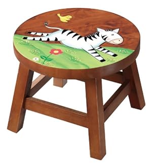 Teamson Design Corp Teamson Wooden Stool Zebra - Safari Animal Collection at Sears.com
