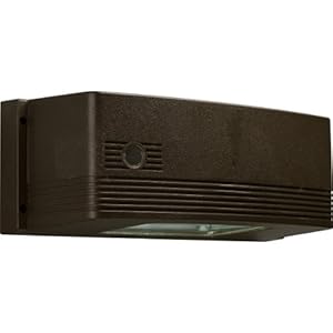 Progress Lighting P5964-20WB Two-Light Square Profile Wall Pack with Photocell and 120 Volt Npf Electronic Ballast, Antique Bron at Sears.com