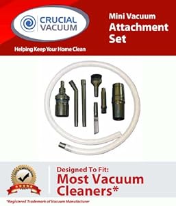 Crucial Vacuum Mini Micro Tool Attachment Set Fits ALL Vacuum Cleaners; Perfect for Hard-To-Reach Areas - Office Equipment, Computers, Car Deta at Sears.com